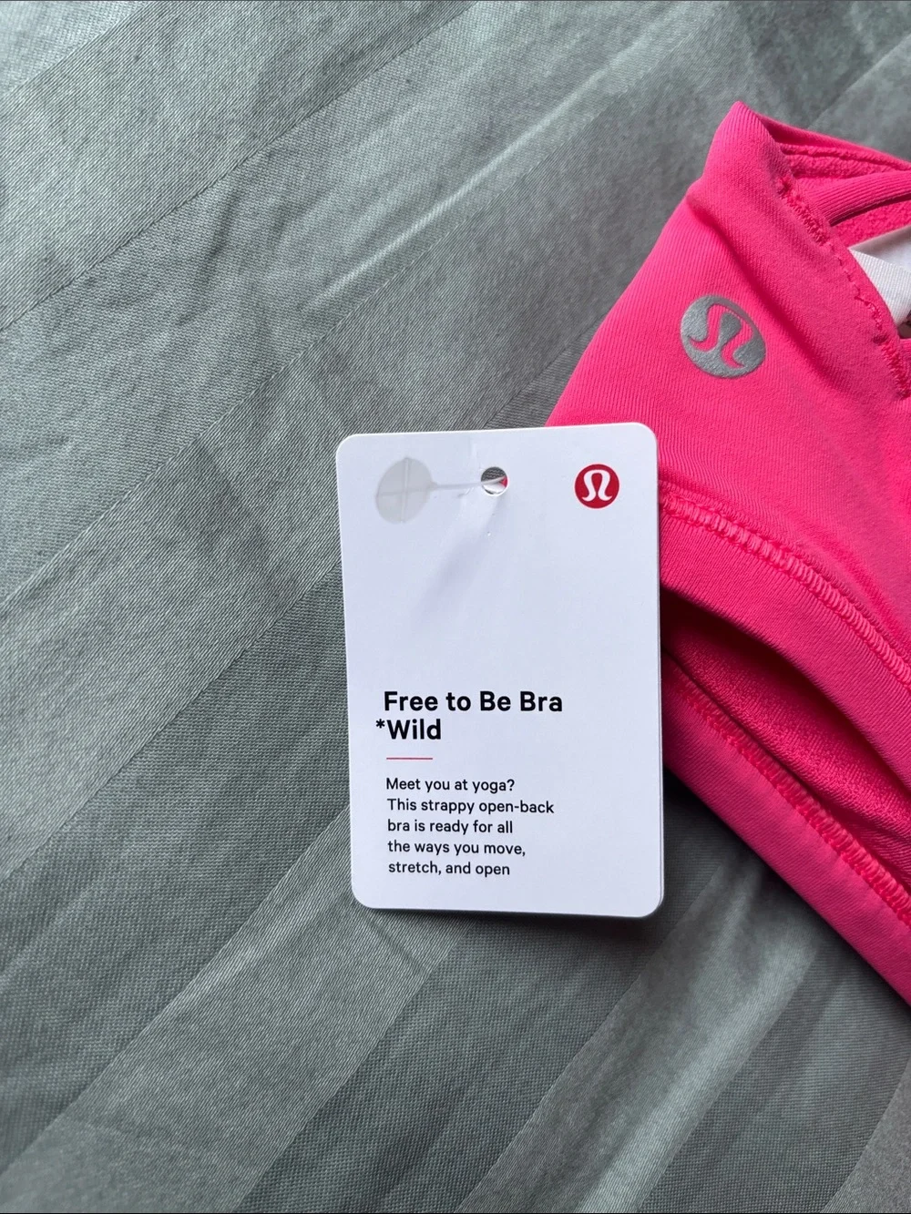 lululemon athletica lip gloss free to be wild Sports Bra